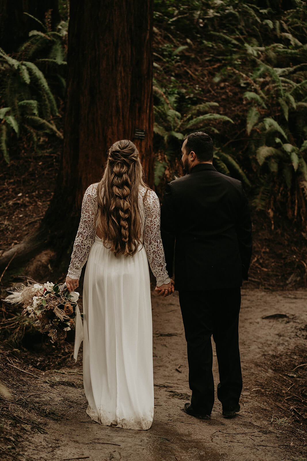 Couple portraits at Hoyt Arboretum