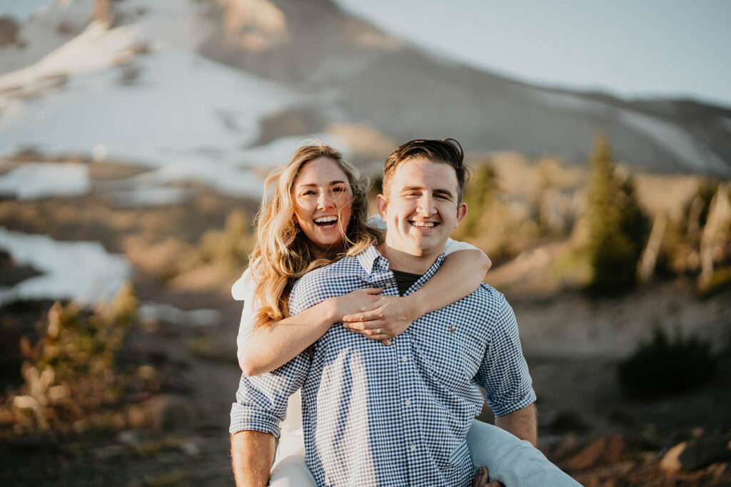 Couple portraits at Mt Hood