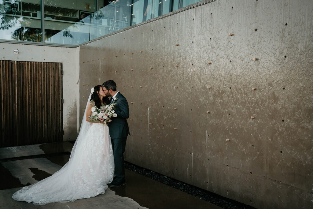 Bride and groom couple portraits at Furioso Vineyards