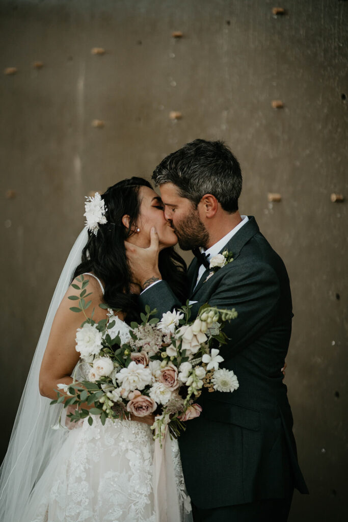 Bride and groom couple portraits at Furioso Vineyards