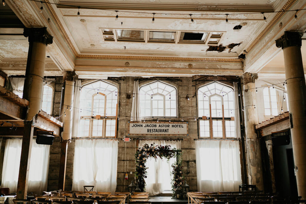 The Ruins at the Astor wedding venue in Oregon