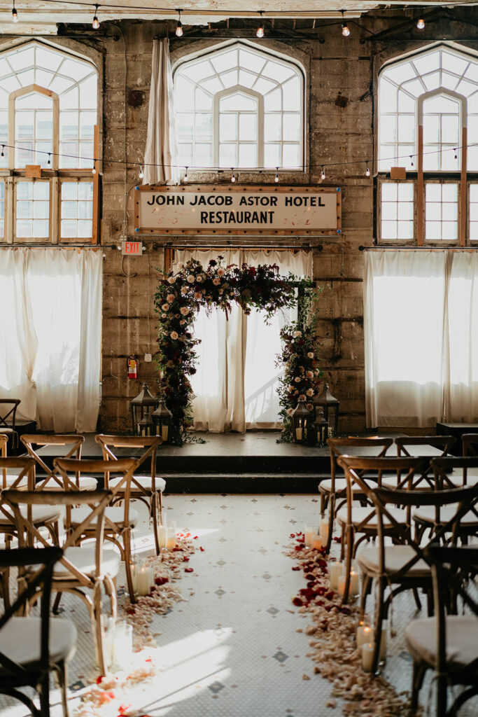 The Ruins at the Astor wedding venue