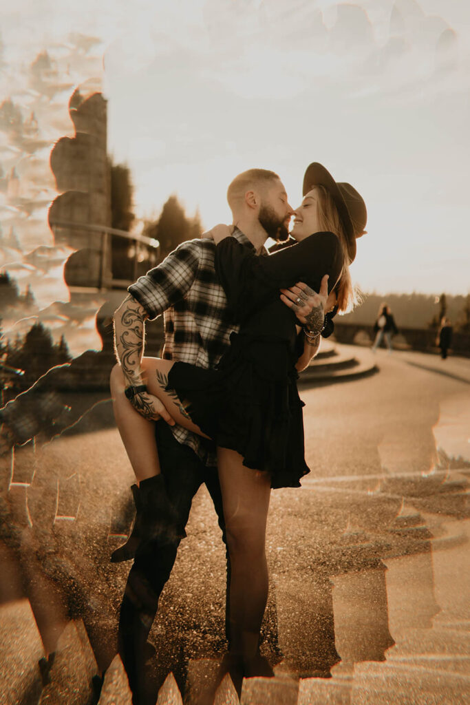 Engagement photoshoot in Oregon