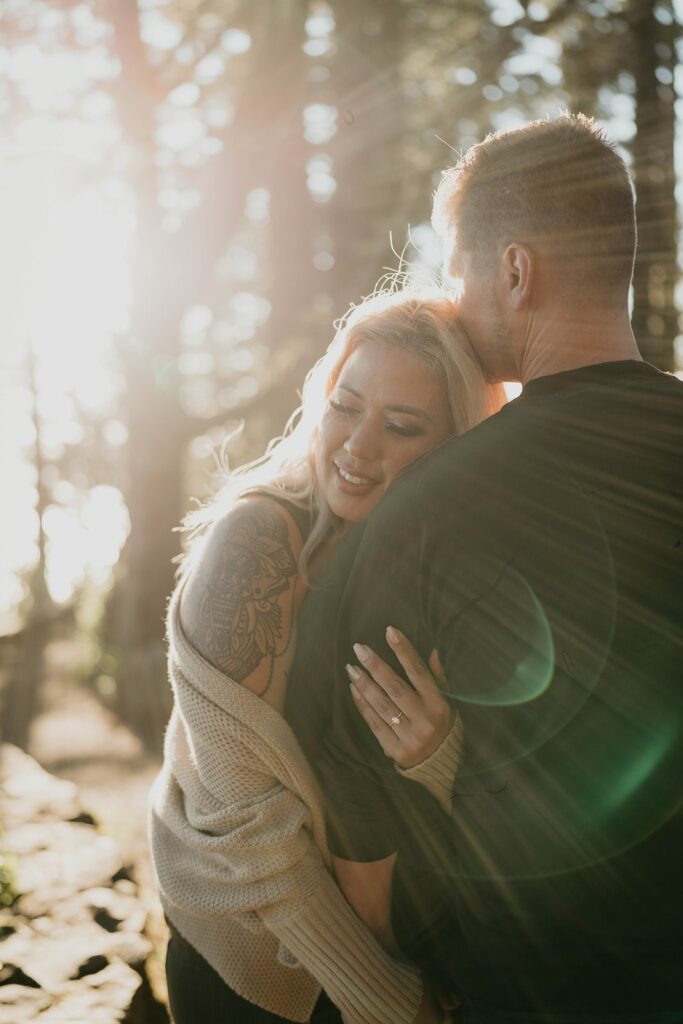 Oregon Coast engagement photos at Cape Perpetua