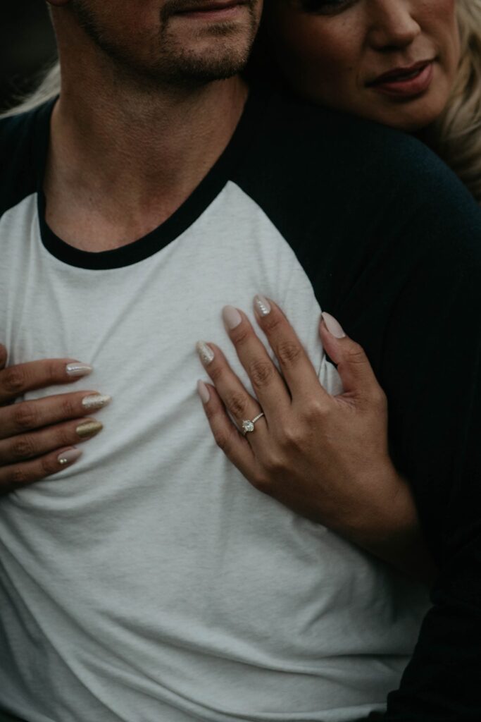 Oregon Coast engagement photos at Cape Perpetua