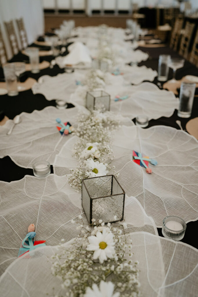 Table settings at Oregon Golf Club.